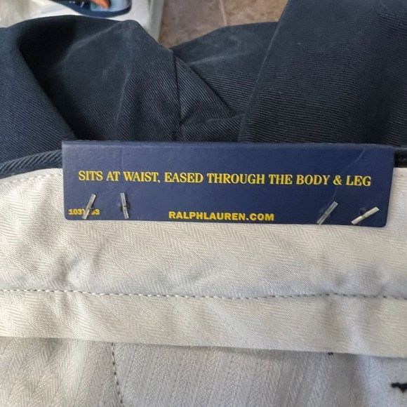 Ralph Lauren Aviator Navy Classic Fit Chino Big & Tall 44T x 36 - Picture 7 of 7
